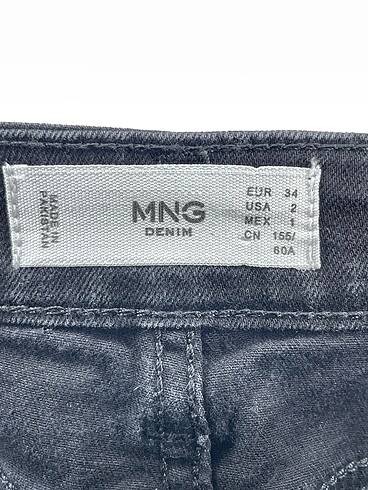 34 Beden siyah Renk Mango Jean / Kot %70 İndirimli.