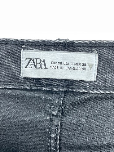 38 Beden gri Renk Zara Jean / Kot %70 İndirimli.
