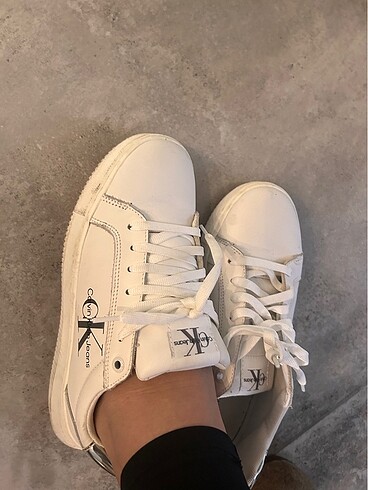 38 Beden beyaz Renk CALVIN KLEIN KADIN AYAKKABI