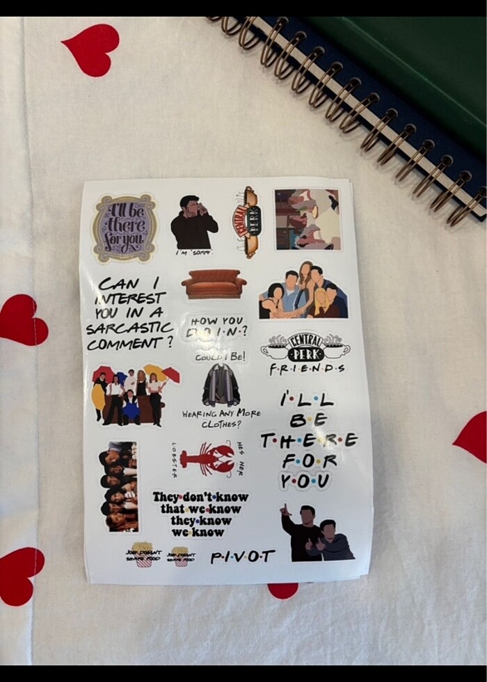 Friends sticker - Görsel 4
