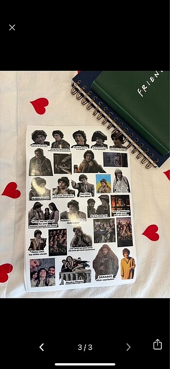  Beden Prens dizi sticker