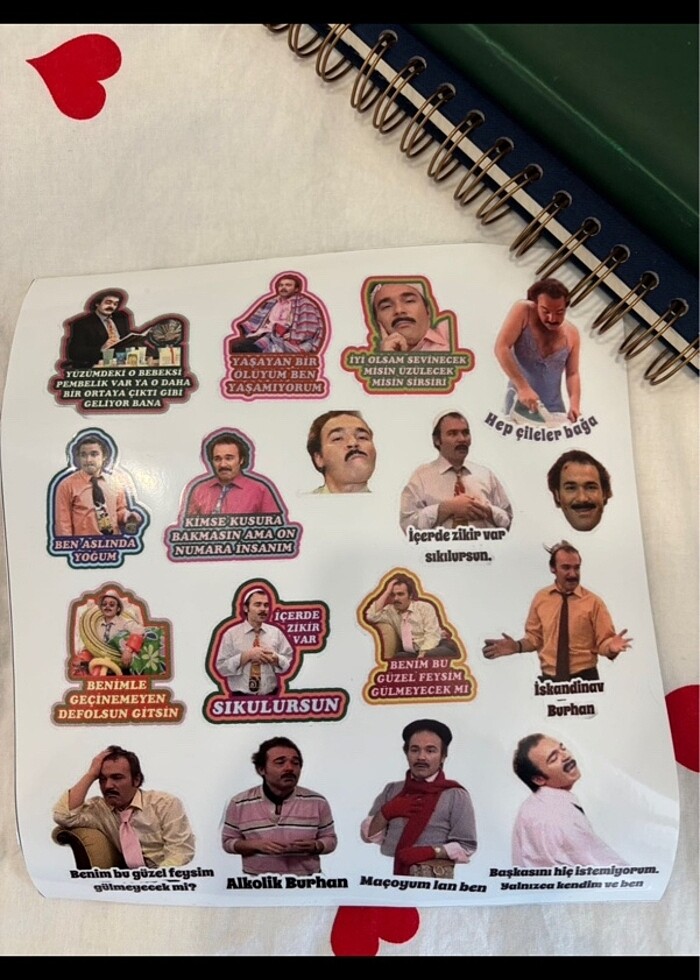 Burhan Altıntop sticker - Görsel 4