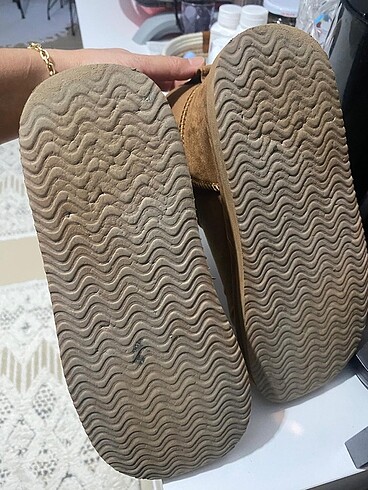 39 Beden kahverengi Renk H&M Ugg Kadın Bot