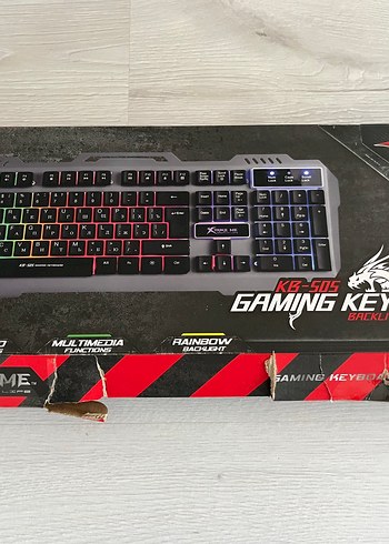 Xtrike ME KB-505 Metal Kasalı, 2.0 USB'li Oyun Klavyesi - Görsel 2