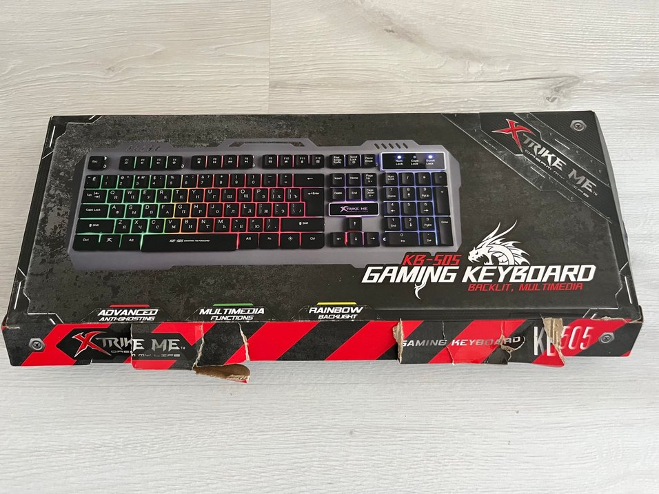 Xtrike ME KB-505 Metal Kasalı, 2.0 USB'li Oyun Klavyesi - Görsel 2