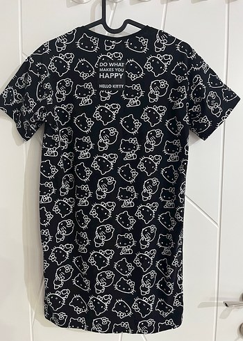 Kız Çocuk Siyah Hello Kitty Tişört - Görsel 2