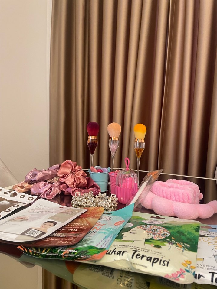 Renkli Makyaj Fırçası Seti - Görsel 2