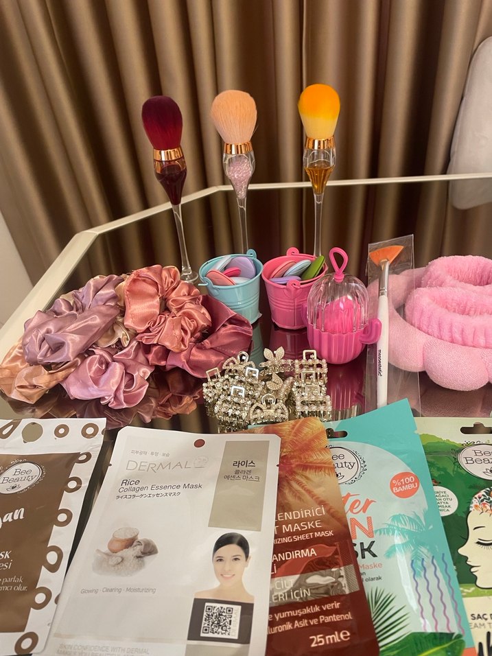 Renkli Makyaj Fırçası Seti - Görsel 3