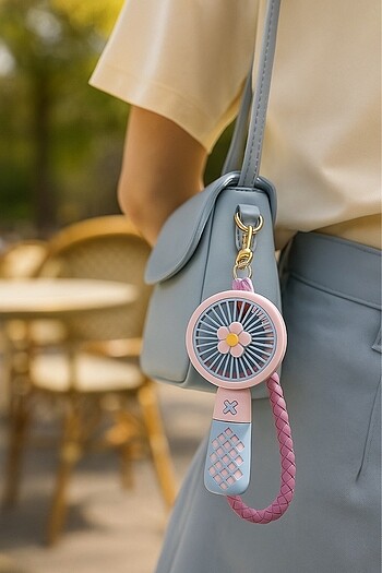 Taşınabilir el vantilatörü el fanı - Görsel 5