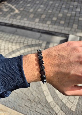 Zirkon Taş Çelik Bileklik - Görsel 3