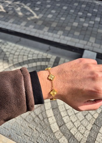 Gold Van Cleef Yonca Çelik Bileklik - Görsel 2