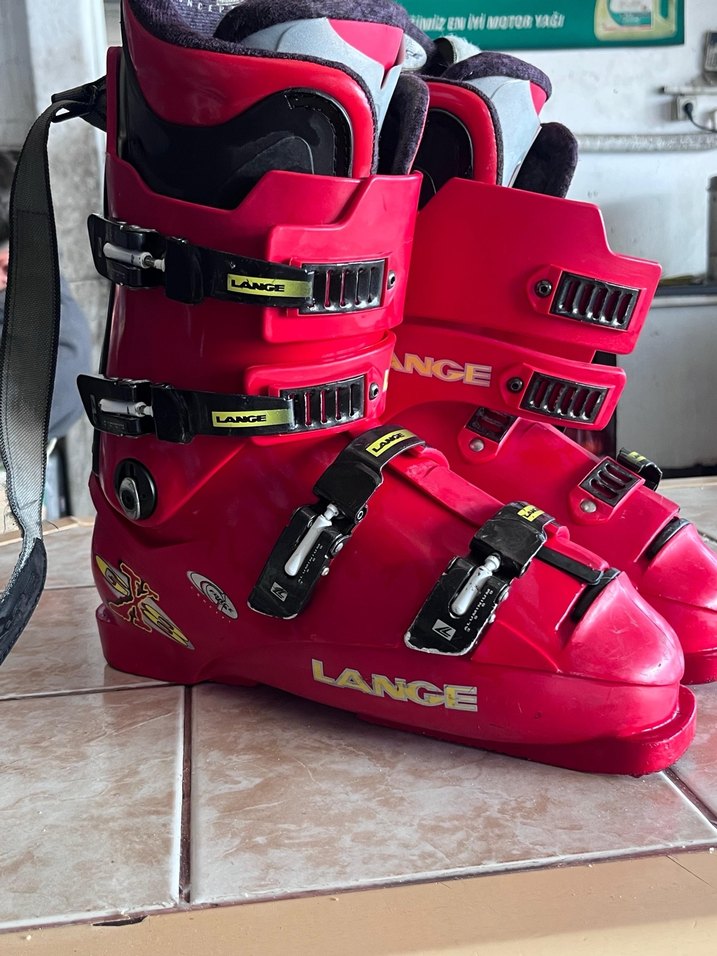 Kırmızı Erkek Kayak Botu, Tokalı - Görsel 2