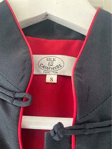 Silk & Cashmere İpek abiye Japon model ceket