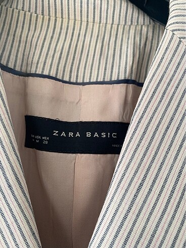 Zara Spor çizgili ceket