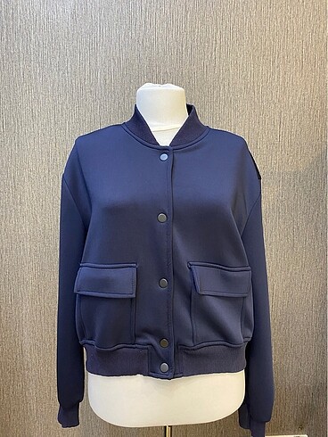 Lacivert Bomber Ceket