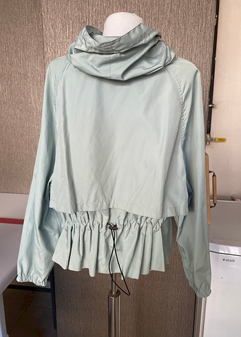 Zara Mint Yeşili Yağmurluk - Görsel 6