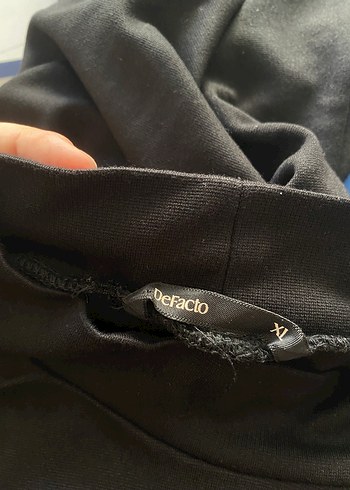 xl Beden siyah Renk DeFacto Siyah Kalem Elbise
