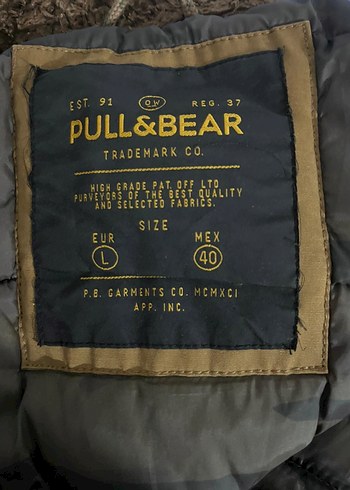 Pull&Bear kahverengi kışlık mont - Görsel 5