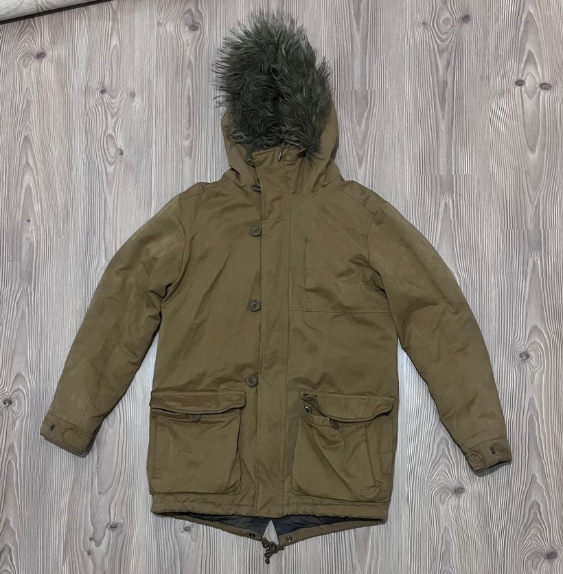 Pull&Bear kahverengi kışlık mont - Görsel 3