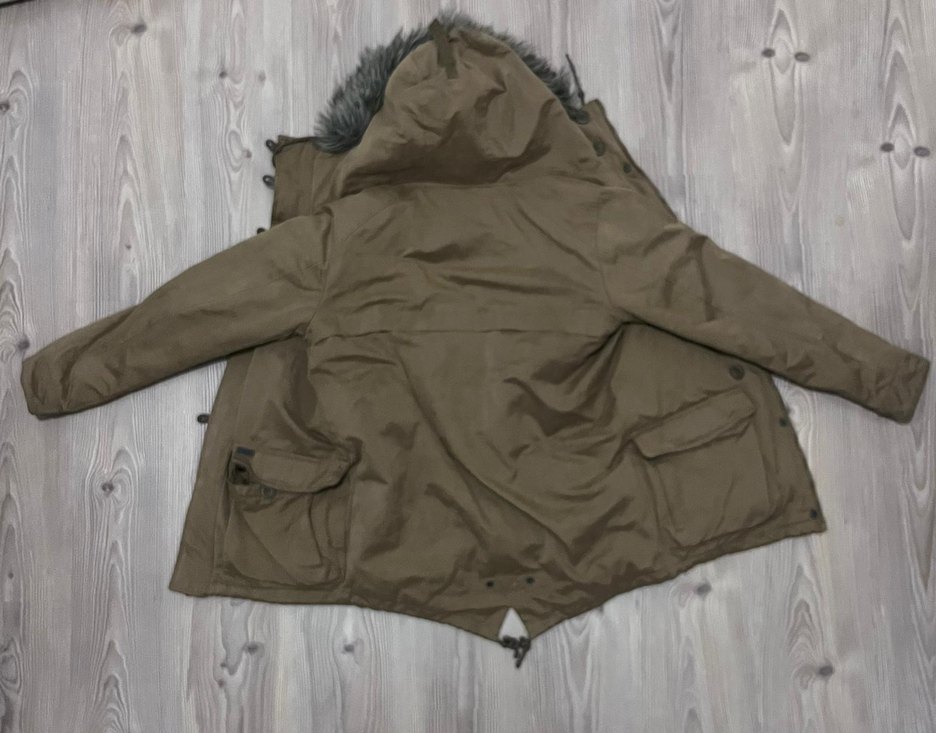 Pull&Bear kahverengi kışlık mont - Görsel 2