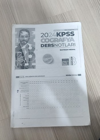 2024 KPSS Coğrafya Ders Notları