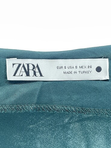 s Beden yeşil Renk Zara Uzun Elbise %70 İndirimli.