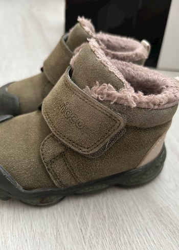 Vicco Gri Kız ve erkek Çocuk Süet Sıcak bot - Görsel 2