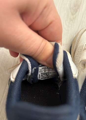 Erkek Çocuk Beyaz Sneaker Velcro Bantlı - Görsel 4