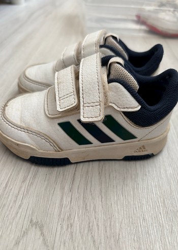 Erkek Çocuk Beyaz Sneaker Velcro Bantlı - Görsel 2