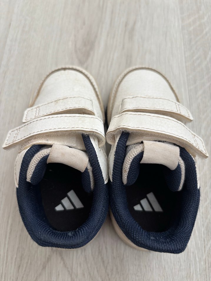 Erkek Çocuk Beyaz Sneaker Velcro Bantlı - Görsel 3