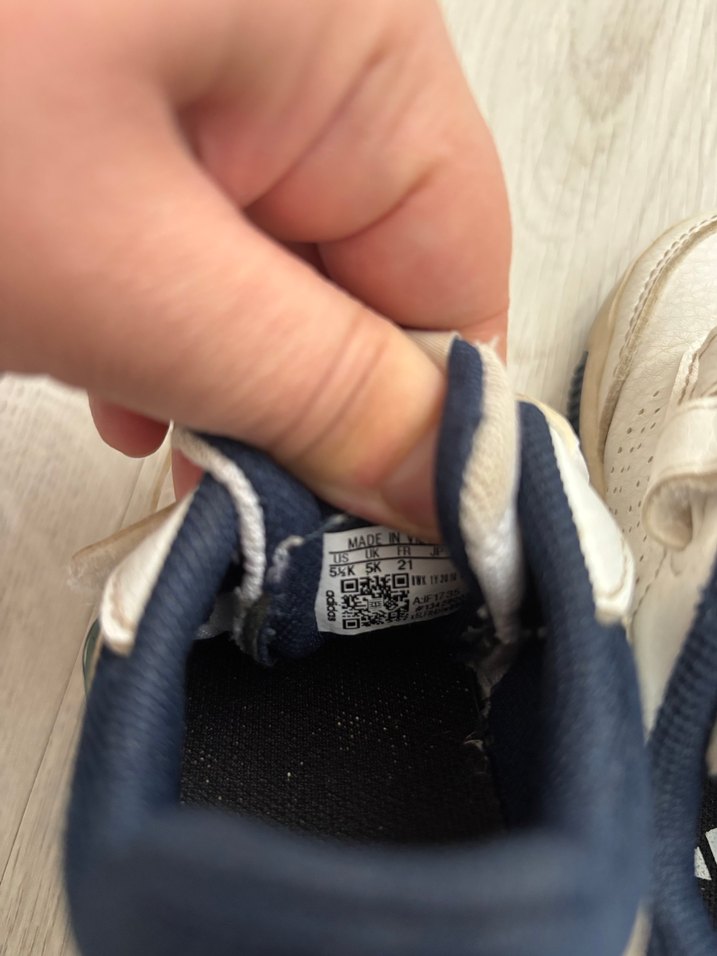 Erkek Çocuk Beyaz Sneaker Velcro Bantlı - Görsel 4