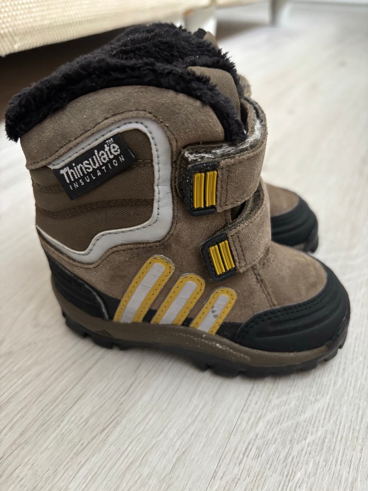 Kahverengi Erkek Çocuk Botu Velcro - Görsel 2