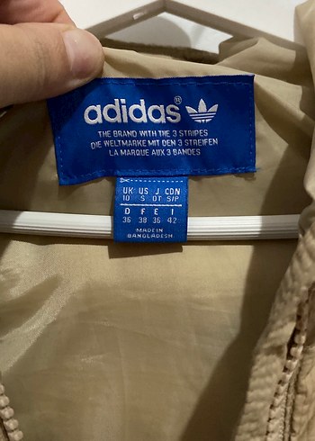 Bej Adidas Kadın Kapüşonlu Şişme Yelek - Görsel 2