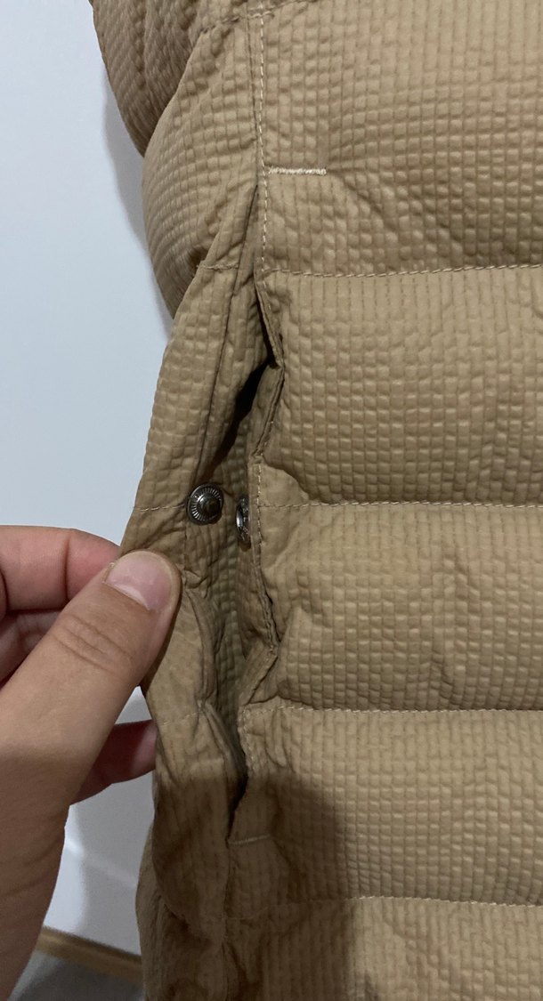 Bej Adidas Kadın Kapüşonlu Şişme Yelek - Görsel 4