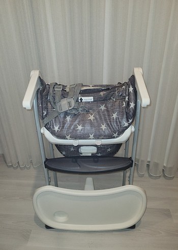 Joie Gri Yıldızlı Bebek Mama Sandalyesi - Görsel 4