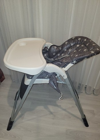 Joie Gri Yıldızlı Bebek Mama Sandalyesi - Görsel 3