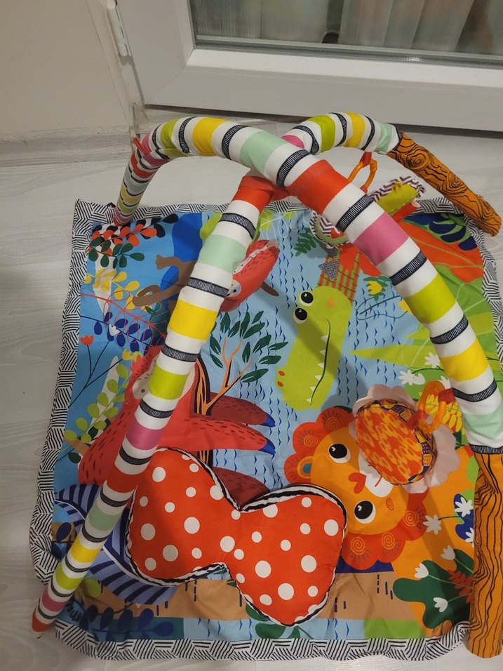 Renkli Bebek Oyun Halısı ve Aktivite Merkezi - Görsel 4