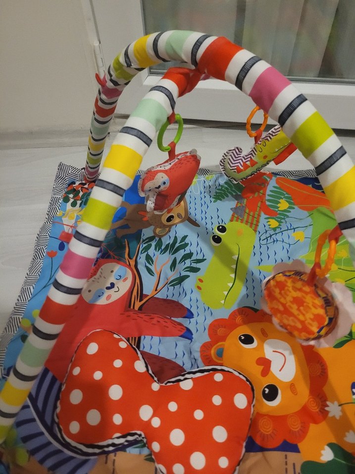 Renkli Bebek Oyun Halısı ve Aktivite Merkezi - Görsel 5