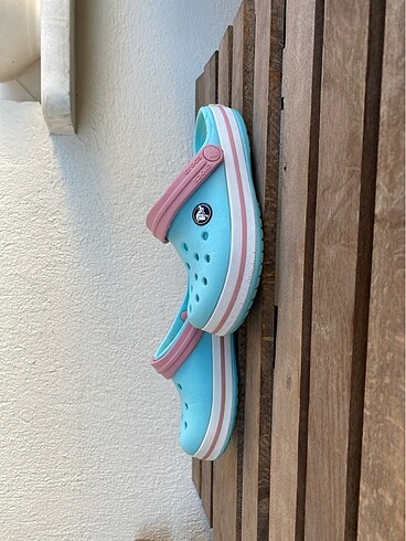 27 Beden turkuaz Renk Yeşil pembe crocs terlık
