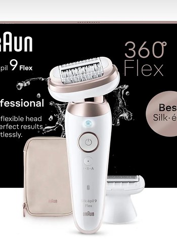 Braun Silk-épil 9 Flex Beyaz Rose Epilatör