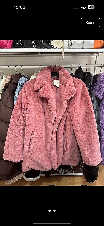 peluş mont