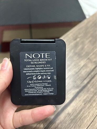 Note kaş kiti - Görsel 5