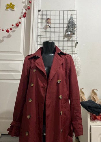 Bordo rek trençkot