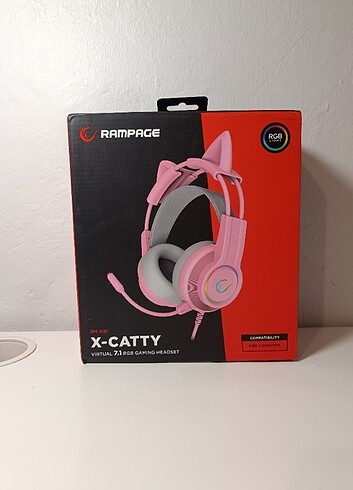 Rampage x catty oyuncu kulaklığı 