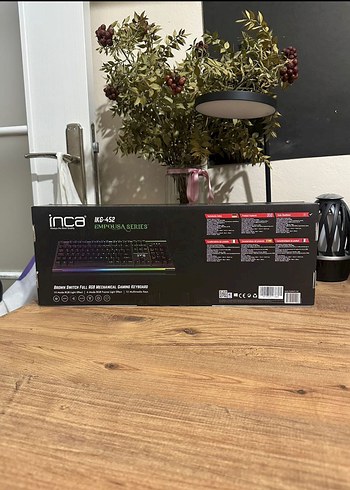 Inca KG-652 Siyah RGB Klavye - Görsel 2