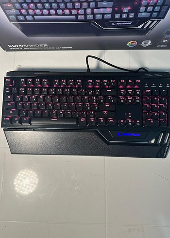 Rampage Commander Mekanik Oyun Klavyesi Siyah - Görsel 2