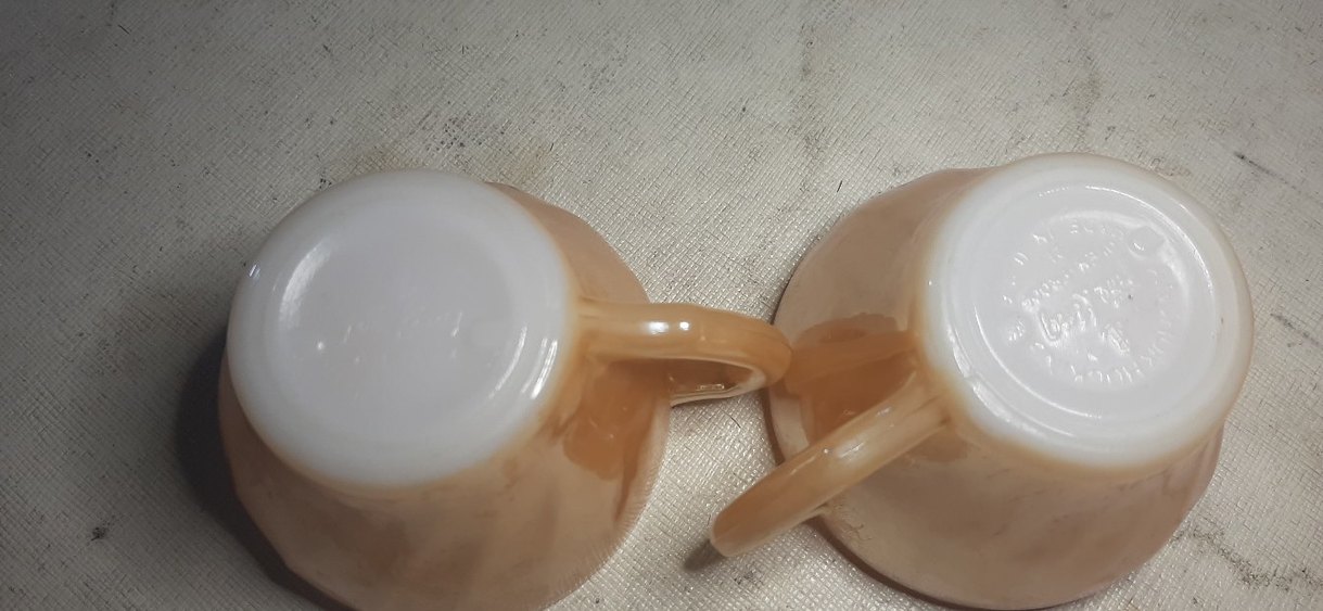 Bej Pastel Renkli Seramik İki Fincan - Görsel 4