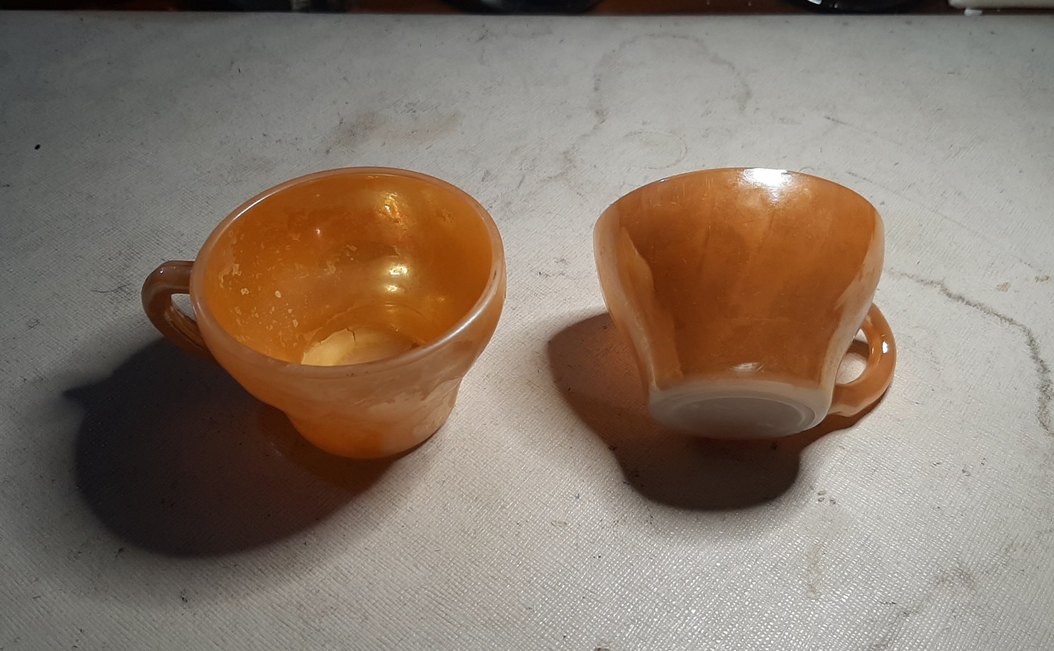 Bej Pastel Renkli Seramik İki Fincan - Görsel 2