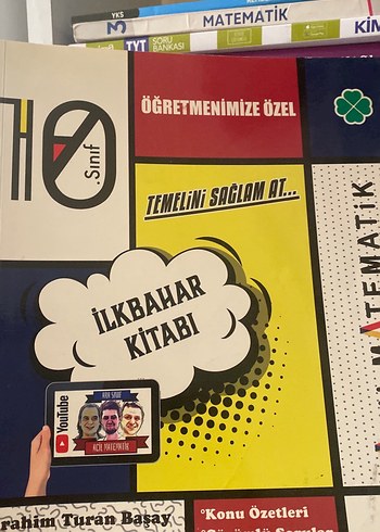 10. Sınıf İlkbahar Matematik Konu Özetleri Kitabı
