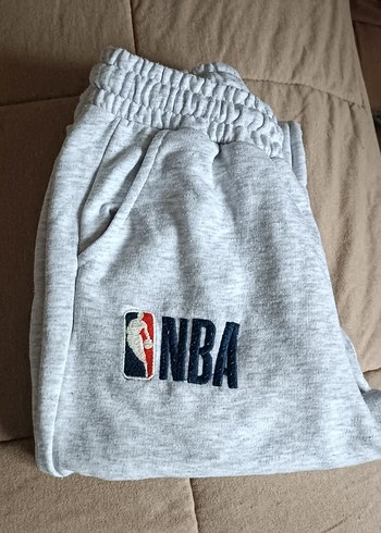 Defacto 9-10 yaş Gri NBA Baskılı Çocuk Eşofman Altı - Görsel 2